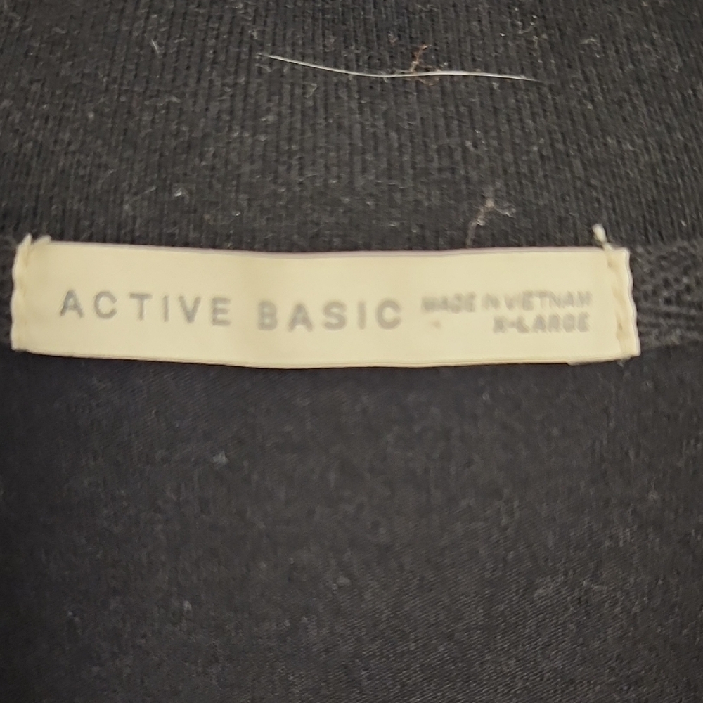 Active Basic Black Fitted Polo Top - image 2